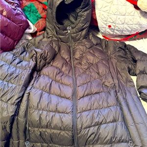 Michael kors packable jacket hunter green 2x